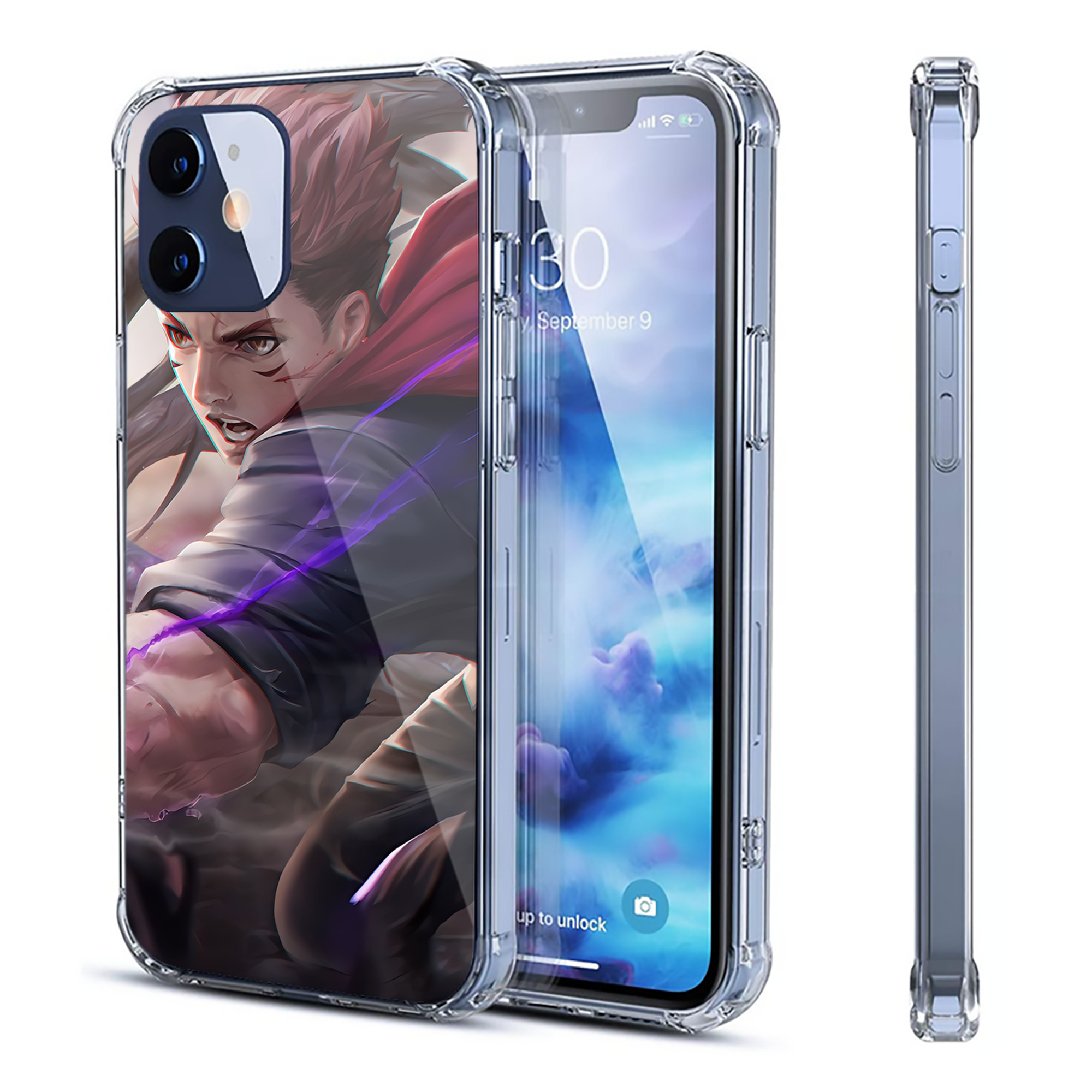 （画像用） SPY×FAMILY间谍家家酒 【iPhone 12シリーズ対応】透明スマホケース（クリアソフトケース）